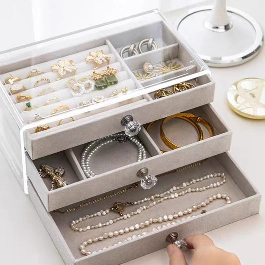 Three-layer Jewelry Box