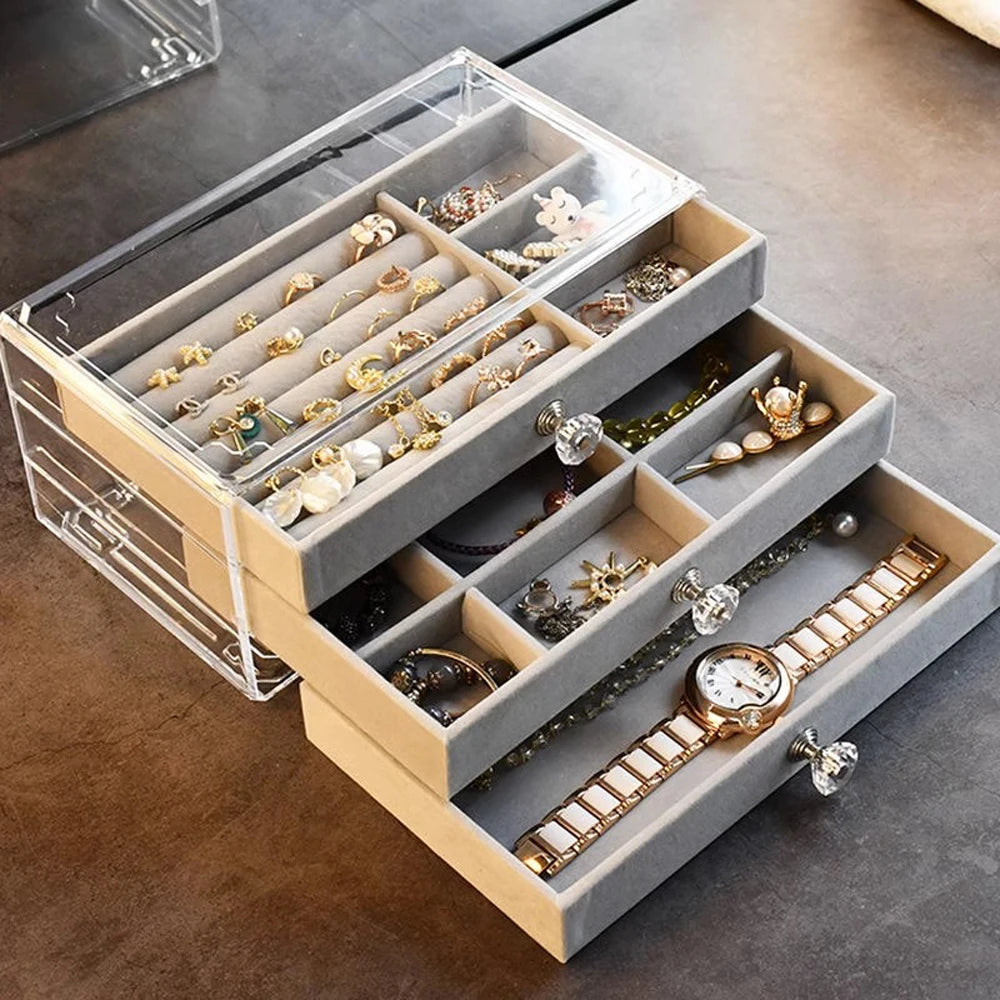 Three-layer Jewelry Box