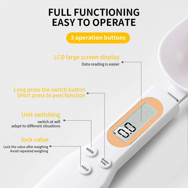 Scale Digital Kitchen Spoon - 0.1-500g