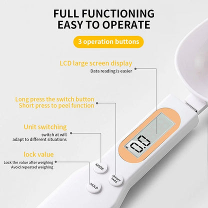 Scale Digital Kitchen Spoon - 0.1-500g