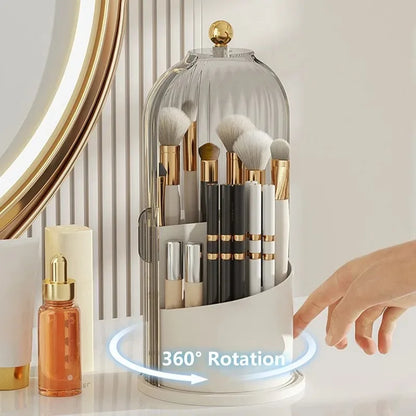 360° Rotating Makeup Brush Makeup Organizer