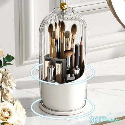 360° Rotating Makeup Brush Makeup Organizer