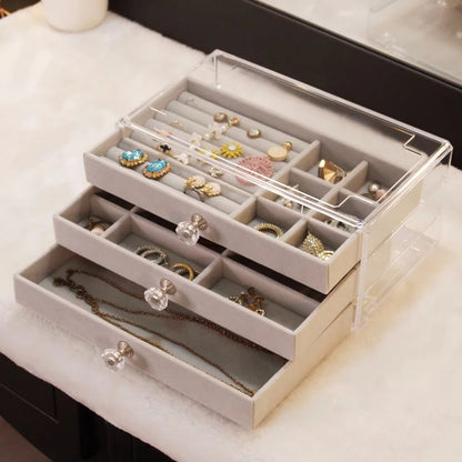 Three-layer Jewelry Box